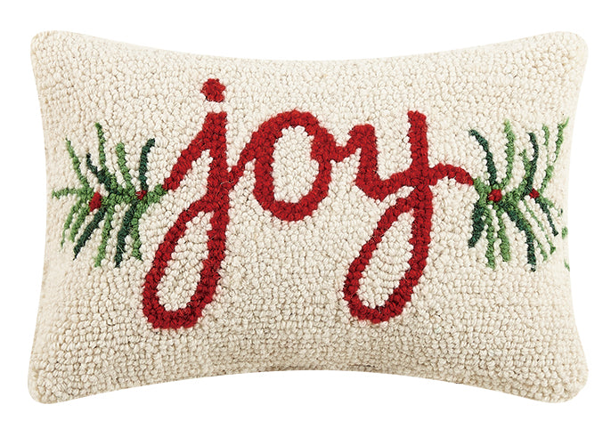 Joy Hooked Pillow