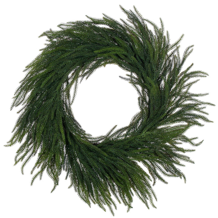 Green Norfolk Pine Wreath