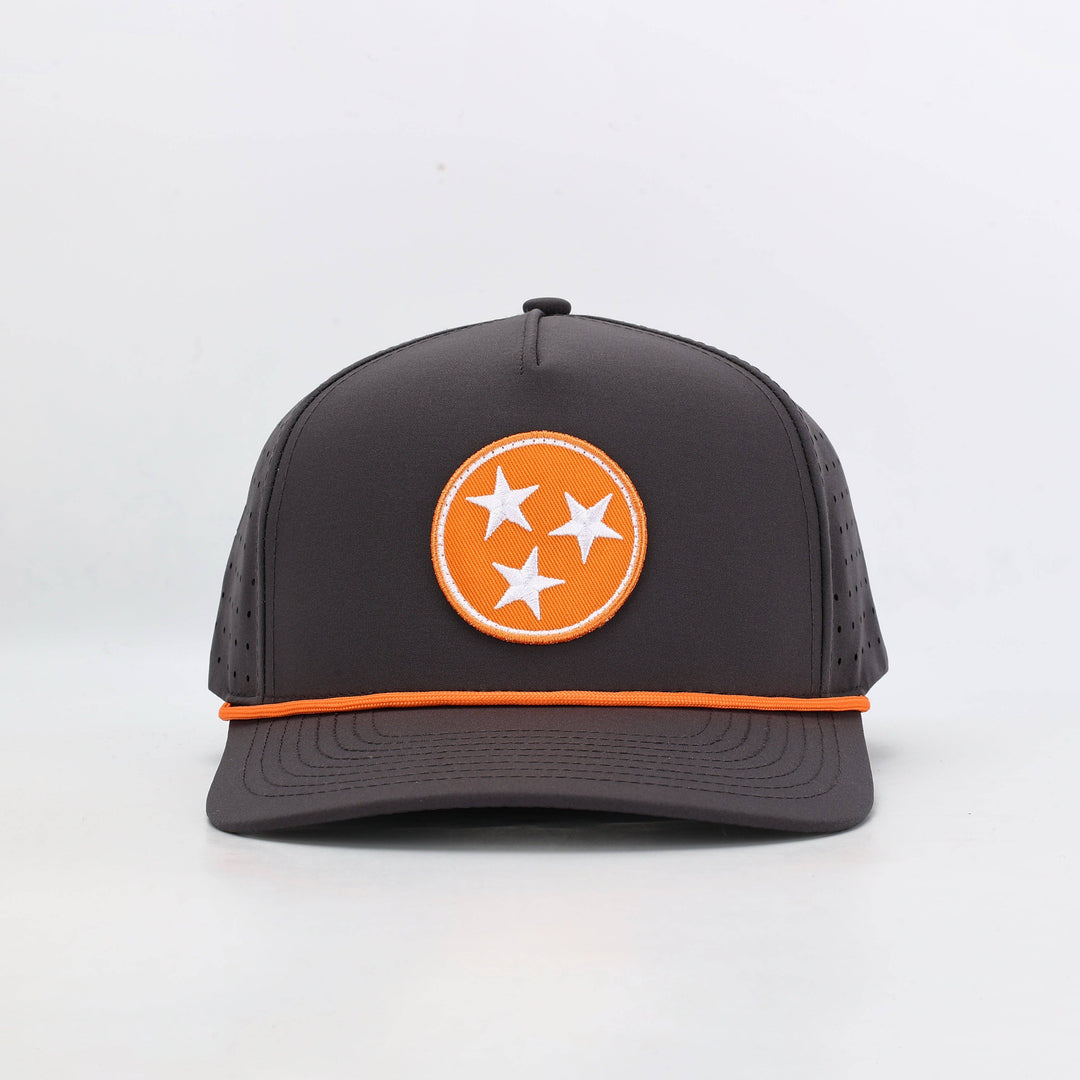 Good Shot Performance Hat - Tri-Star Smokey Grey