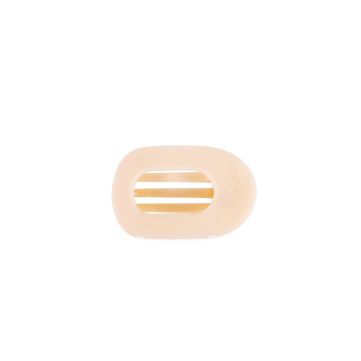Almond Beige | Tiny | Flat Round Clip