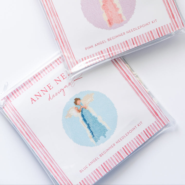 Blue Angel | Beginner Needlepoint Kit
