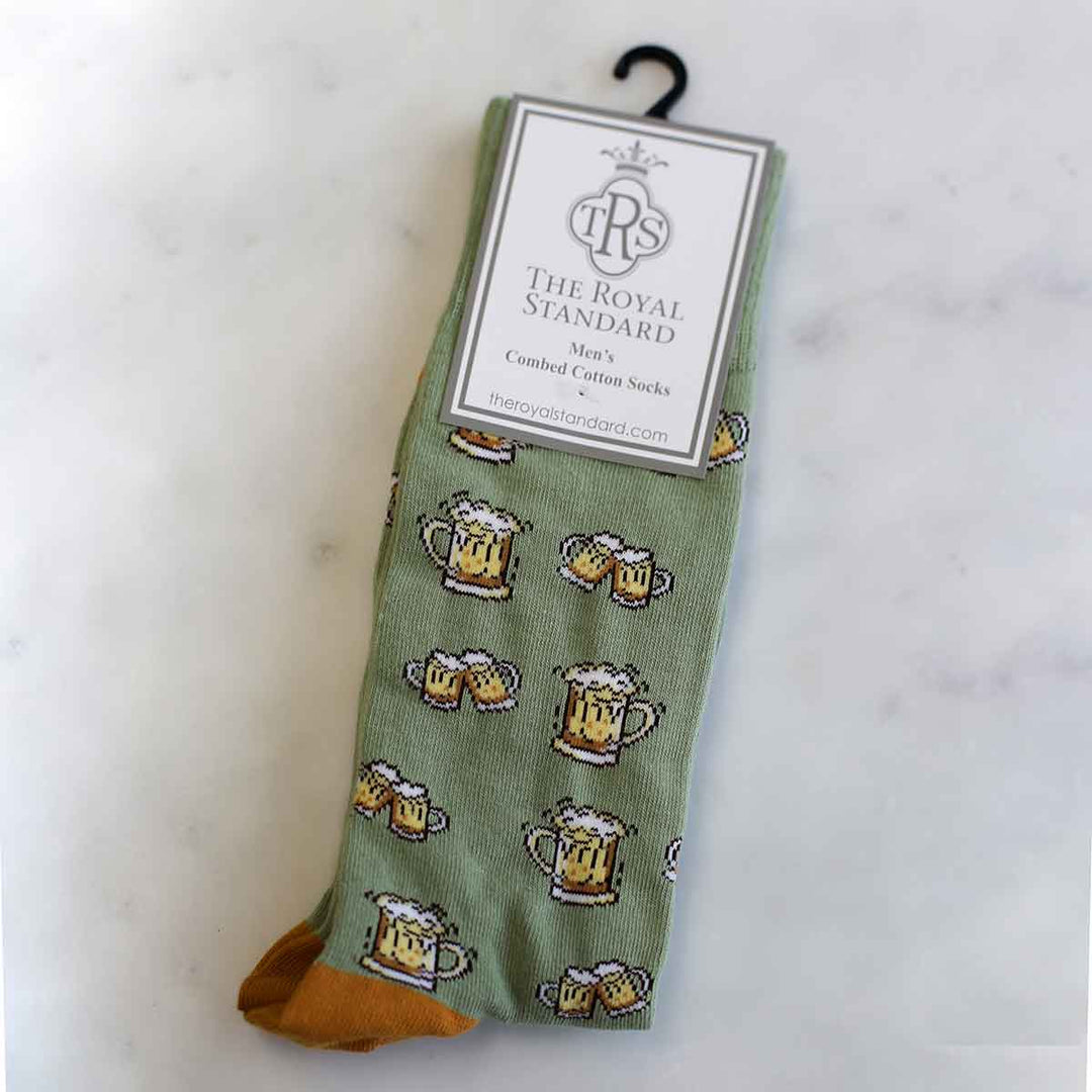 Men's Beer Cheers Socks  - One Size