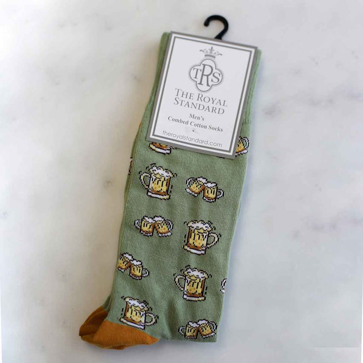 Men's Beer Cheers Socks  - One Size