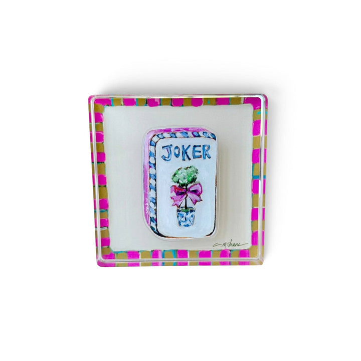 Mahjong Joker Acrylic Magnet