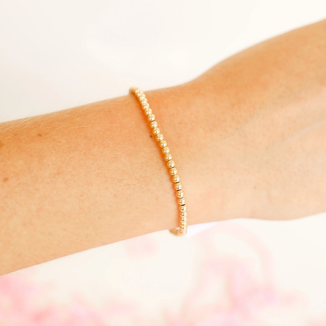 Gold Filled Beaded Bracelets