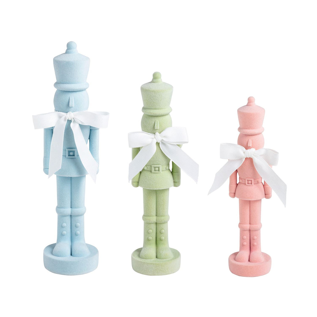 Flocked Nutcracker Sitters