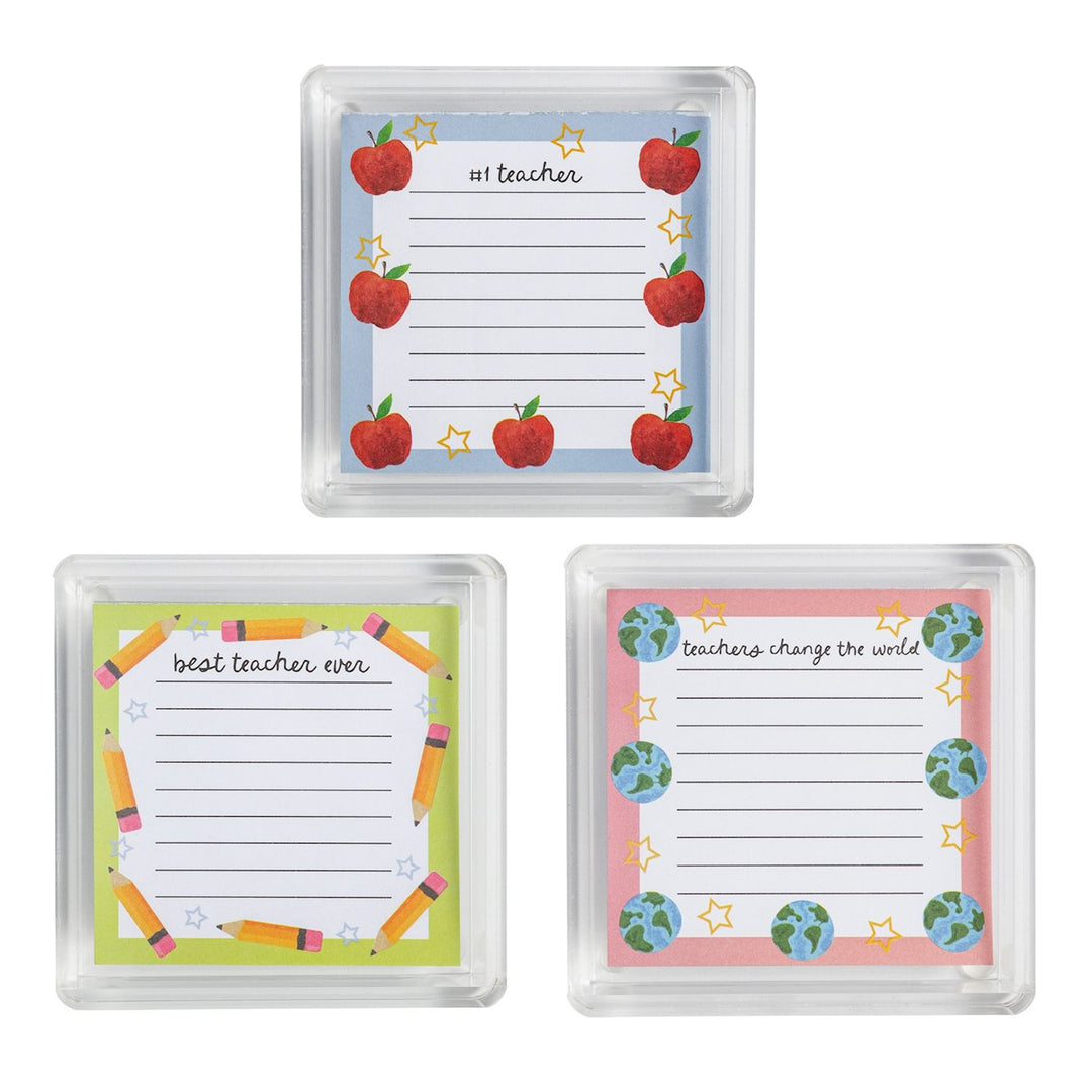 Teacher Notepad and Caddy Set