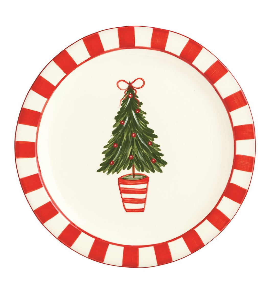 Tree Topiary Cookie Plate