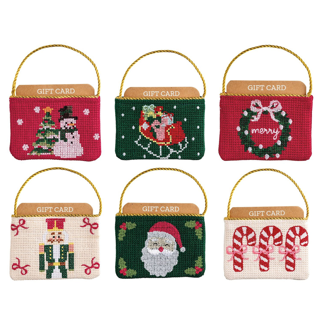 Needlepoint Gift Card Pouch