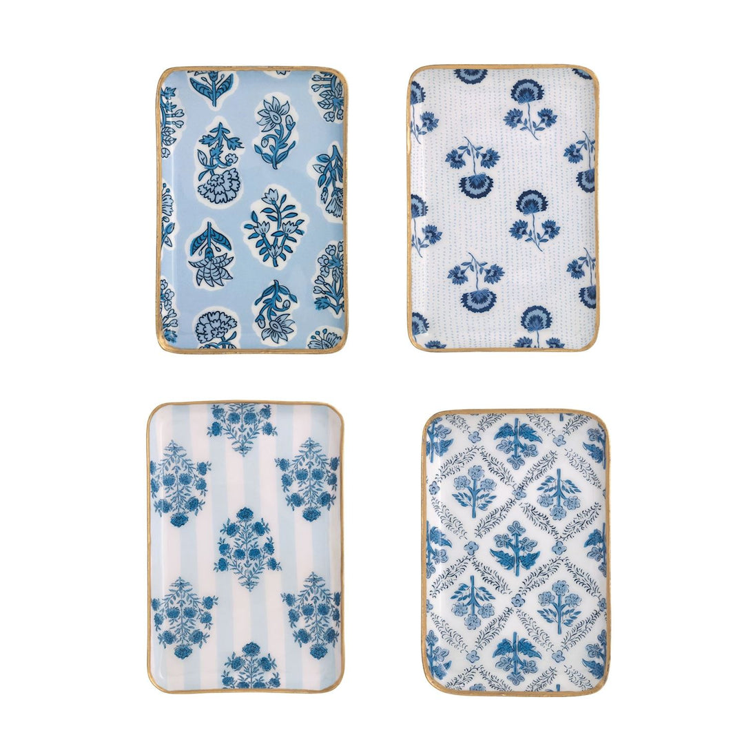 Block Print Pattern Trinket Dish