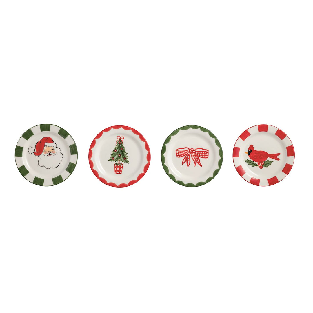 Christmas Tidbit Plates