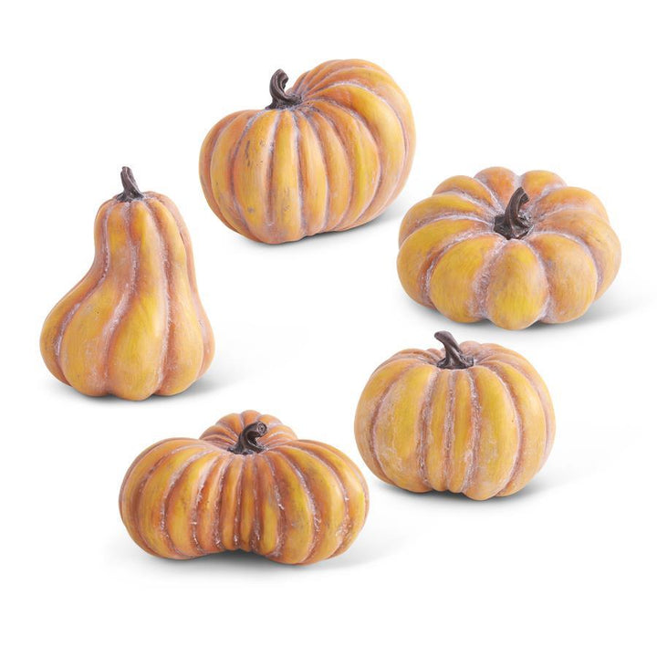 Orange Resin Pumpkins