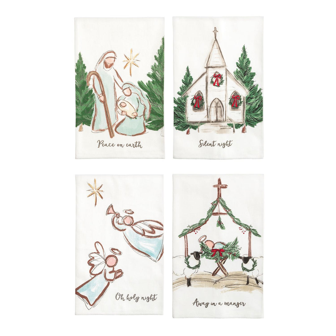 Nativity Tea Towels