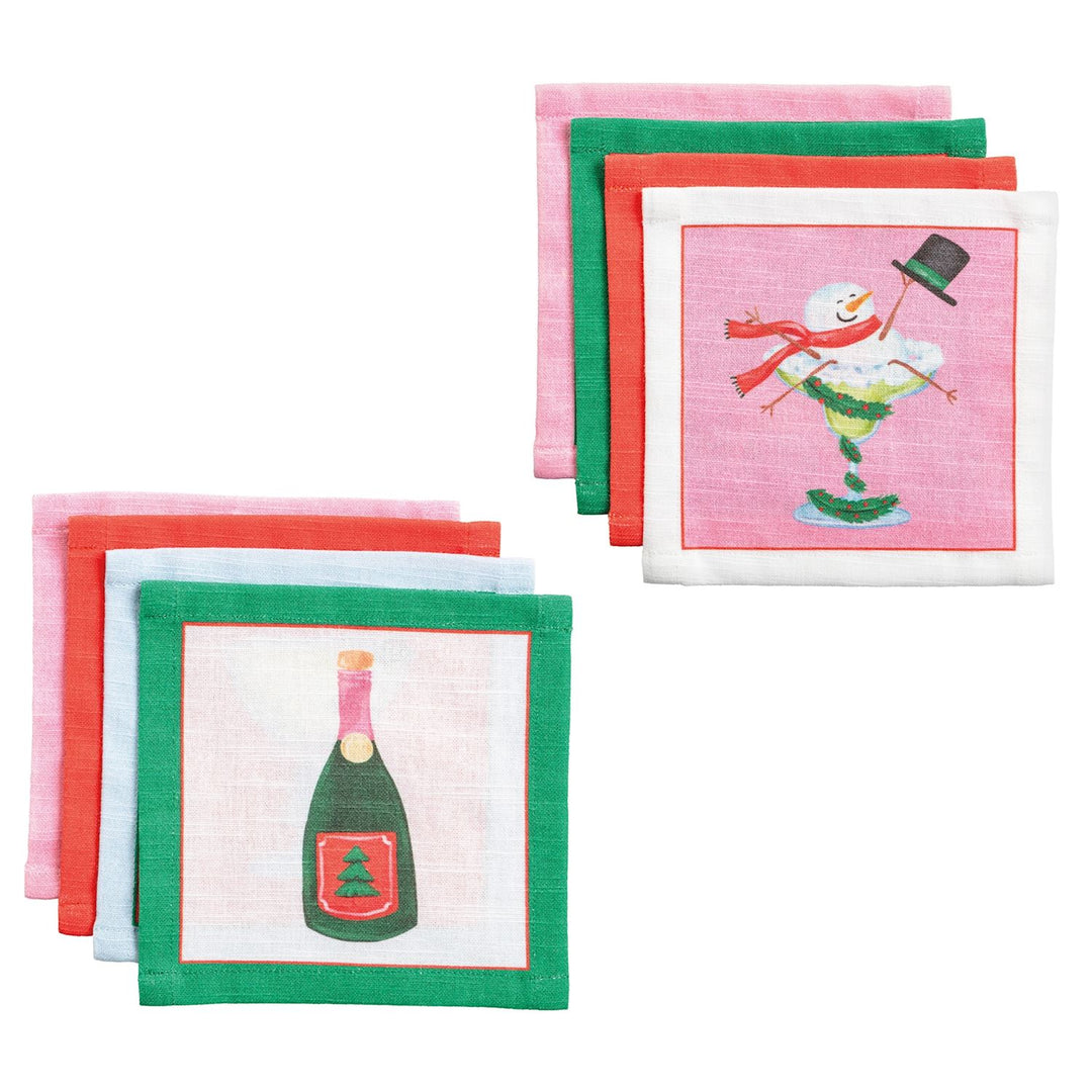 Holiday Cocktail Napkin Set