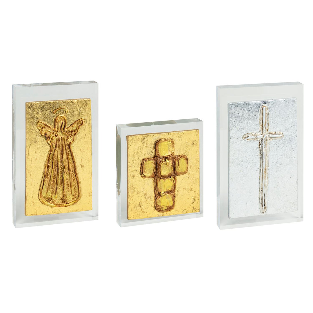 Cross & Angel Acrylic Plaques