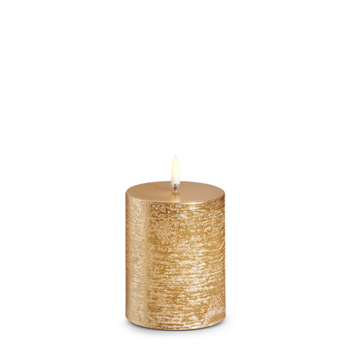 Gold Pillar Candles