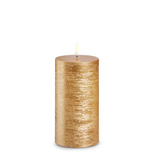 Gold Pillar Candles