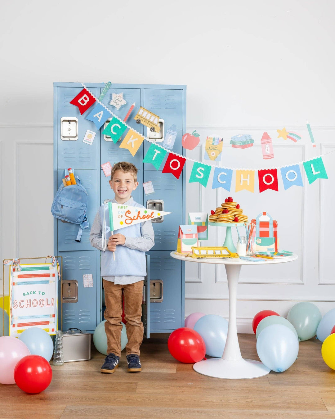 Bright First Day Felt Pennant