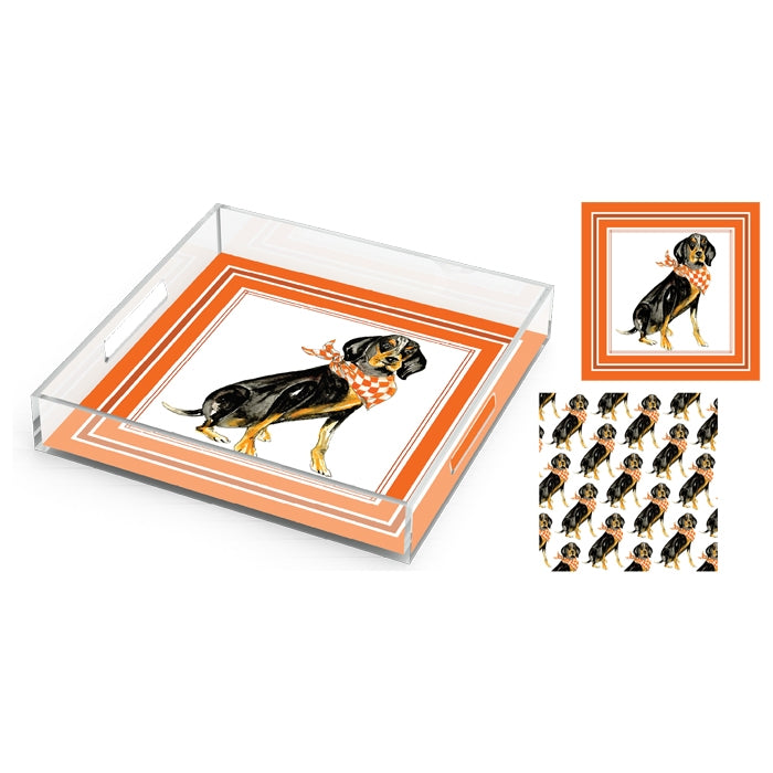 Collegiate Mascot Large Acrylic Tray