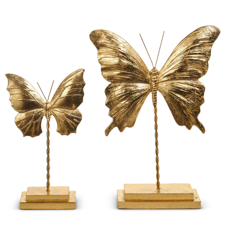 Gilded Butterflies w/ Stand