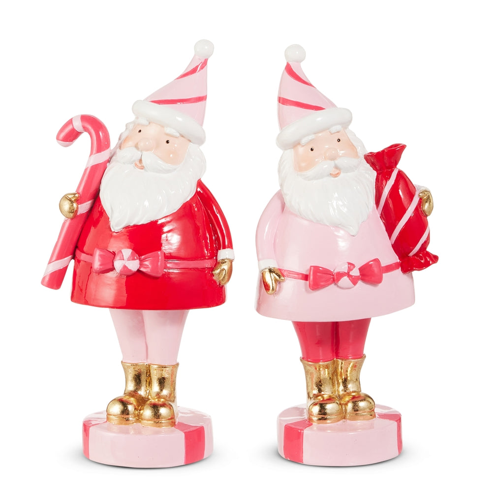 Pink Peppermint Santa