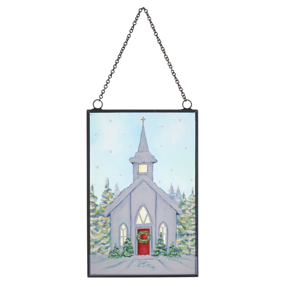 Winters Grace Rectangle Ornament
