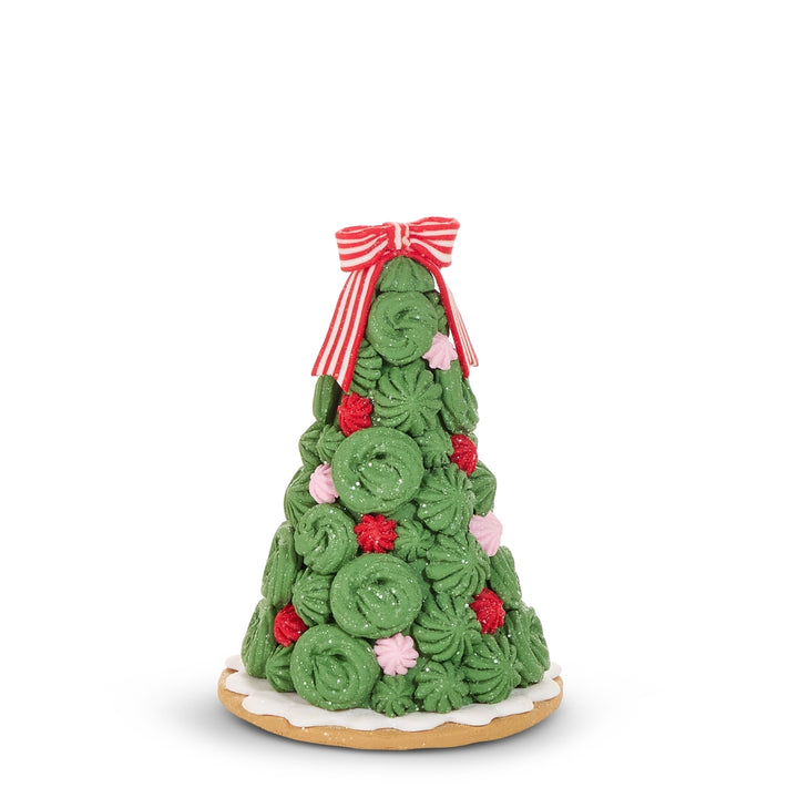 Meringue Candy Gingerbread Tree