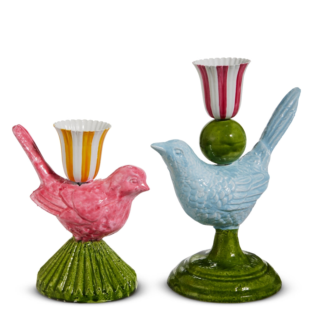 Bird Candlesticks