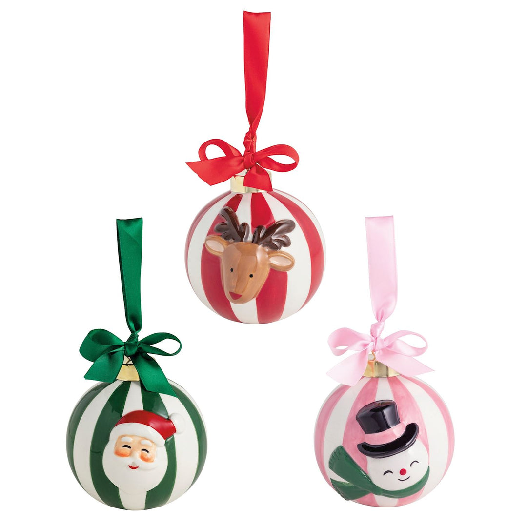 Whimsy Christmas Ball Ornaments