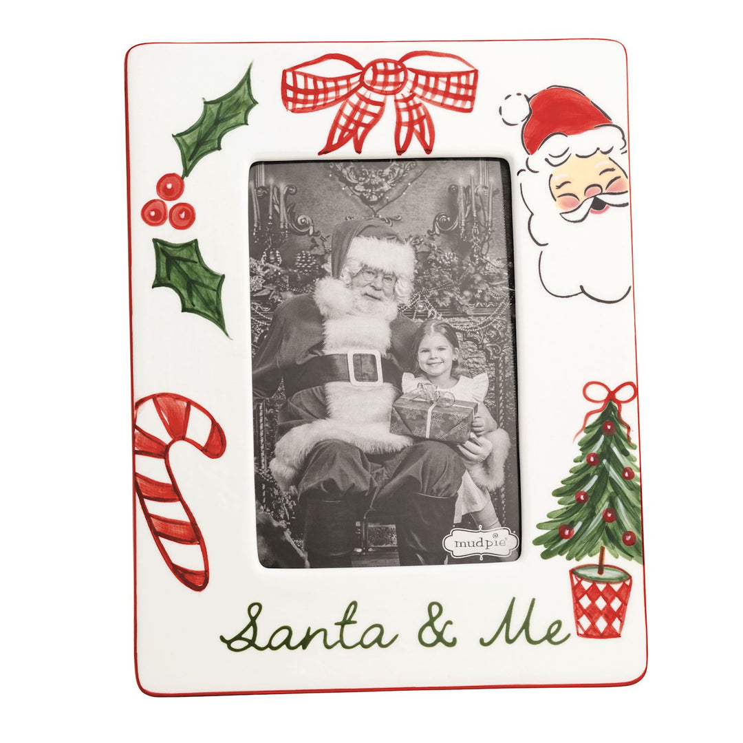 Santa &amp; Me Painted Frame