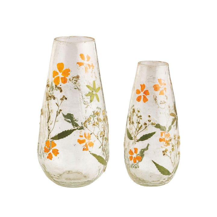 Fall Floral Pressed Flower Vase