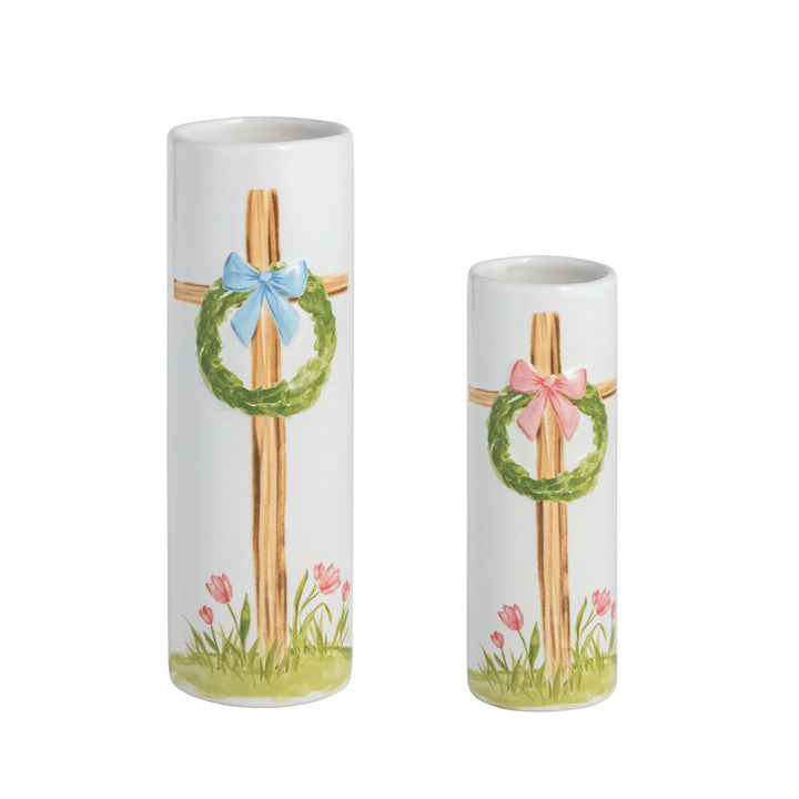 Cross Stem Bud Vases