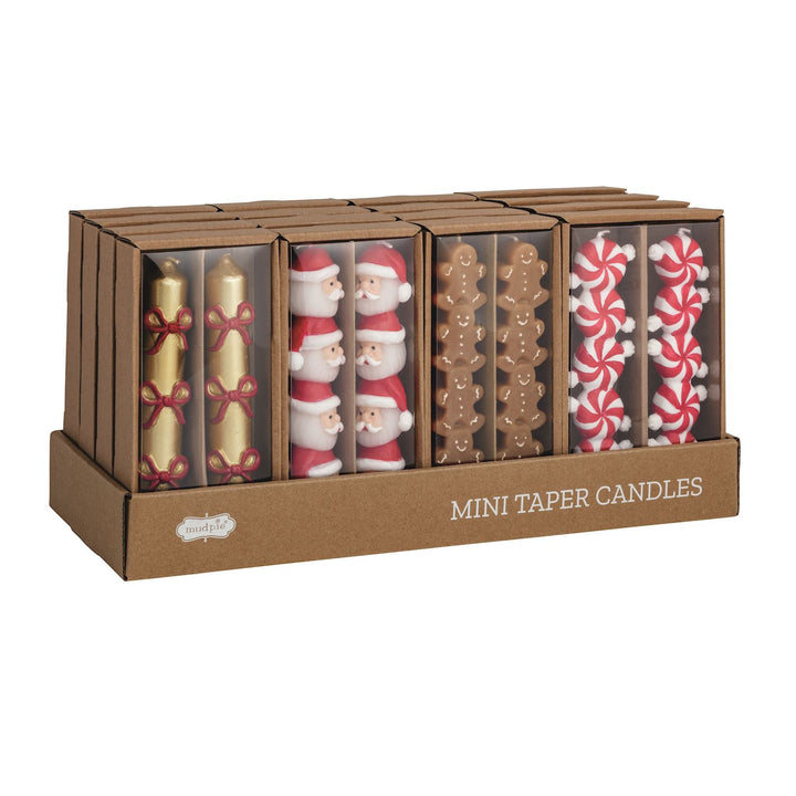 Christmas Mini Taper Candle Sets