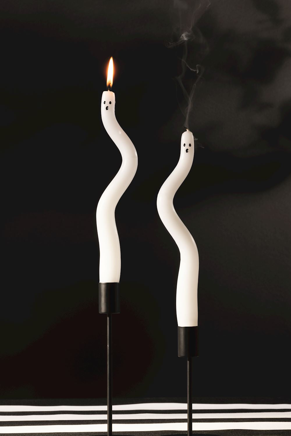 Ghost Taper Candle Set