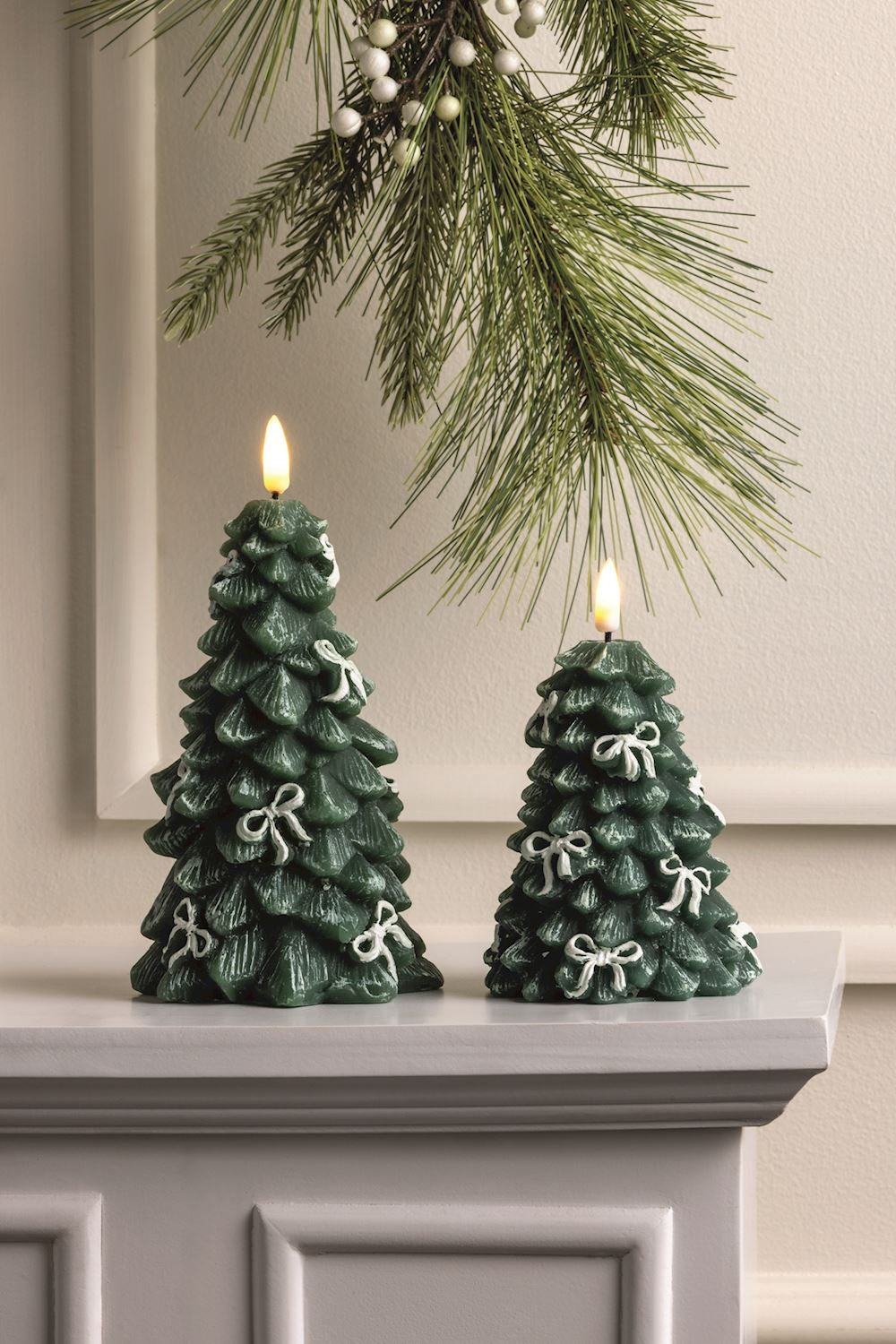 Bow Tree Flameless Candles