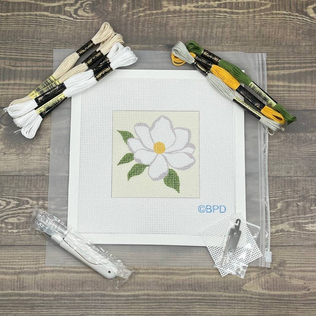 Magnolia Needlepoint Kit