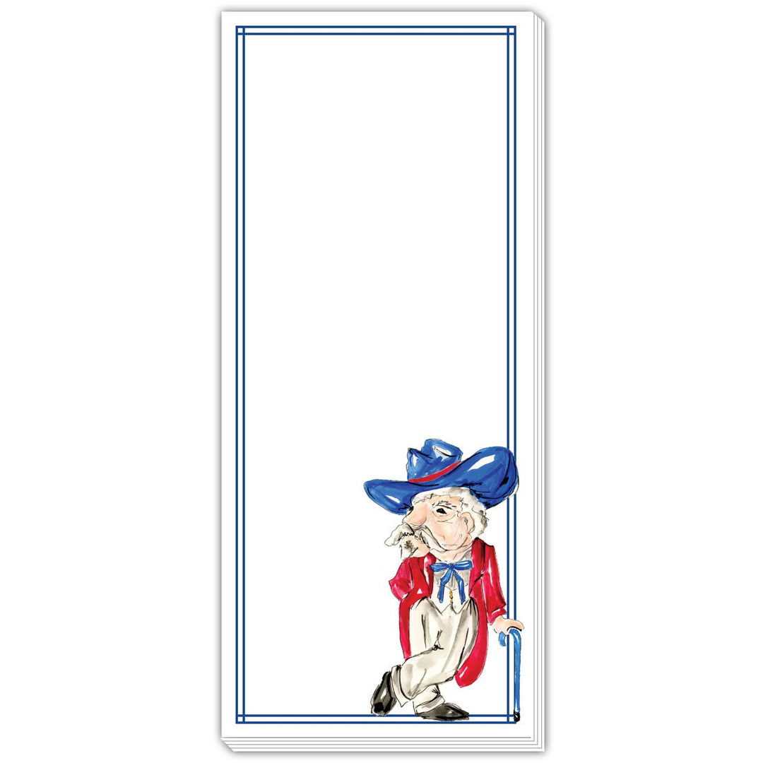 Collegiate Mascot Skinny Notepad