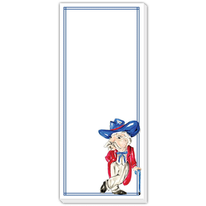Collegiate Mascot Skinny Notepad