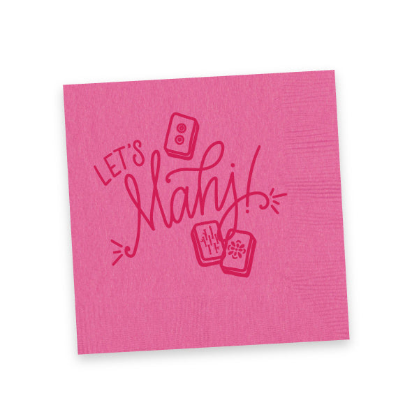 Let's Mahj! Napkins