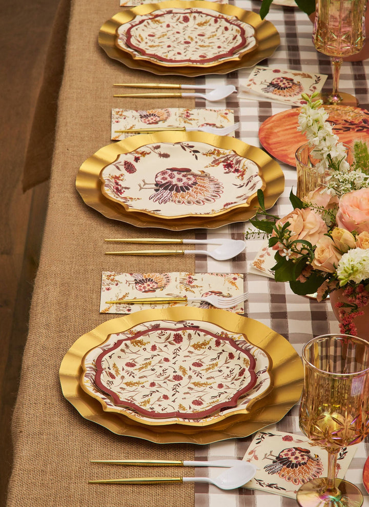 Amber Harvest Dinner Plates