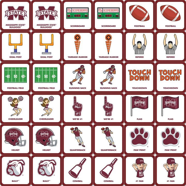 Mississippi State Bulldogs Matching Game