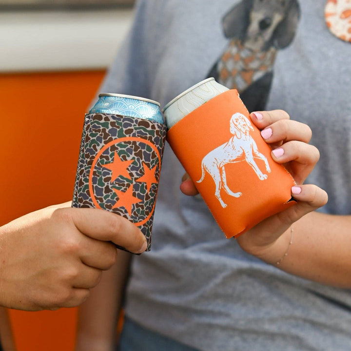 Camo Tri Star Can Cooler