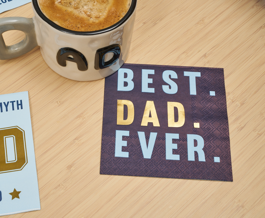 Best Dad Ever Cocktail Napkin