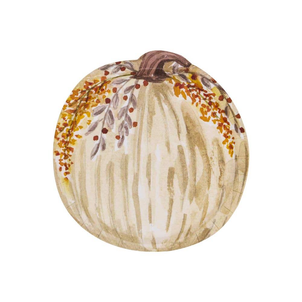 Amber Harvest Die Cut Salad Plates