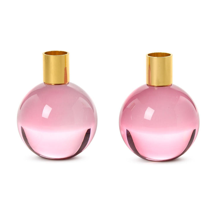 Color Pop 2 Pink Taper Candlestick