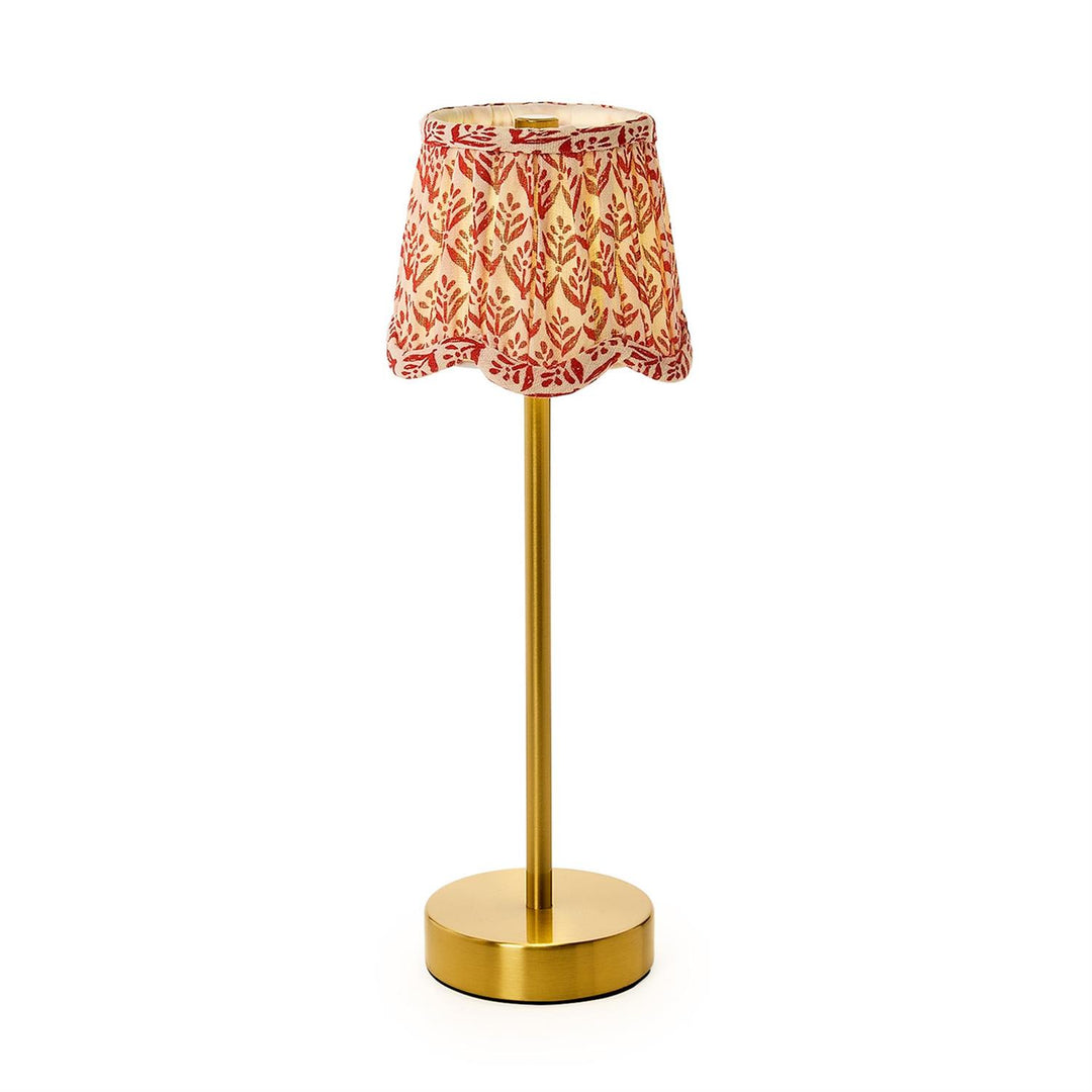 Scalloped Floral Fabric Lampshade