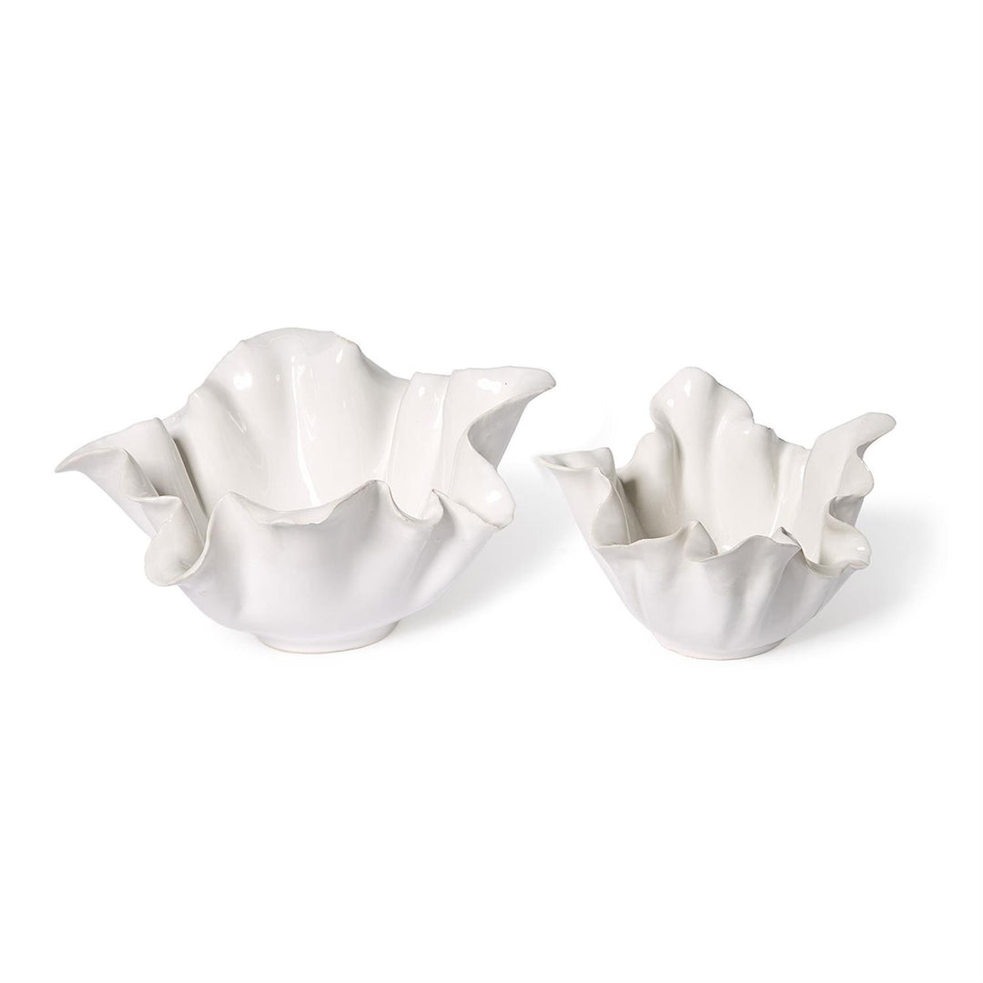 Freeform White Bowls