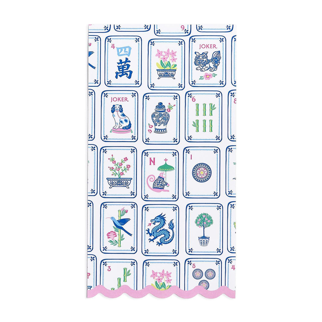 Mahjong Tiles Cocktail/ Guest Napkin