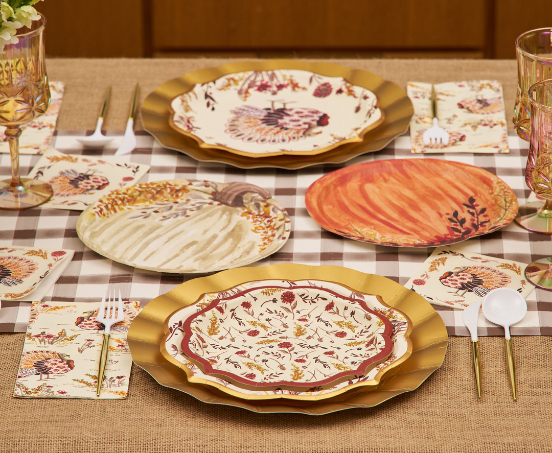 Amber Harvest Salad Plates/8pk