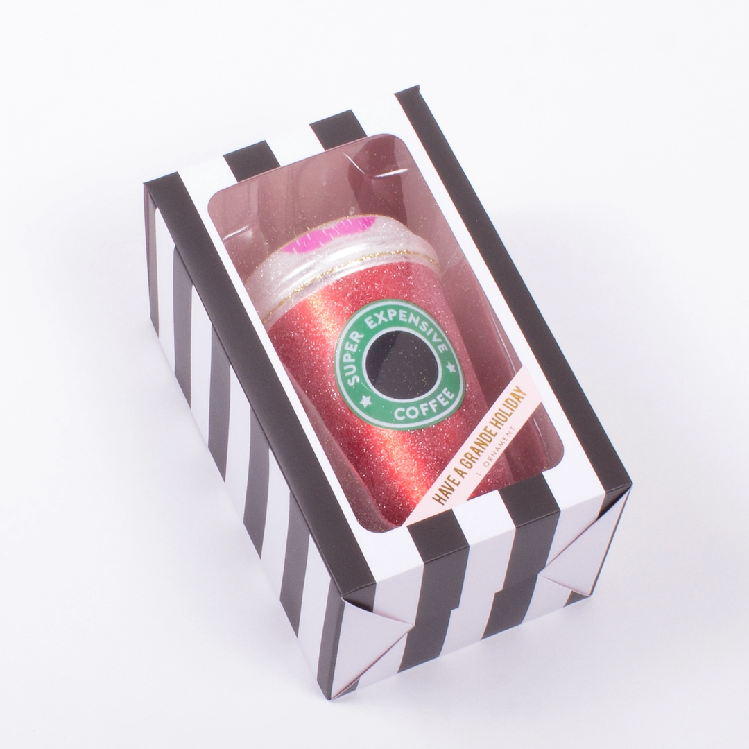 Red Coffee Ornament